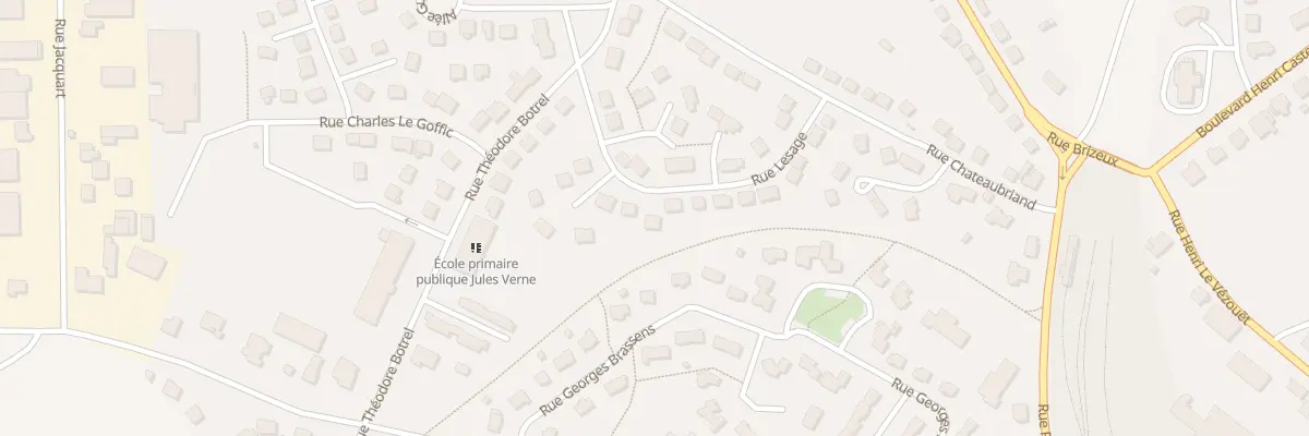 Plan du 19 Rue Lesage à Loudéac