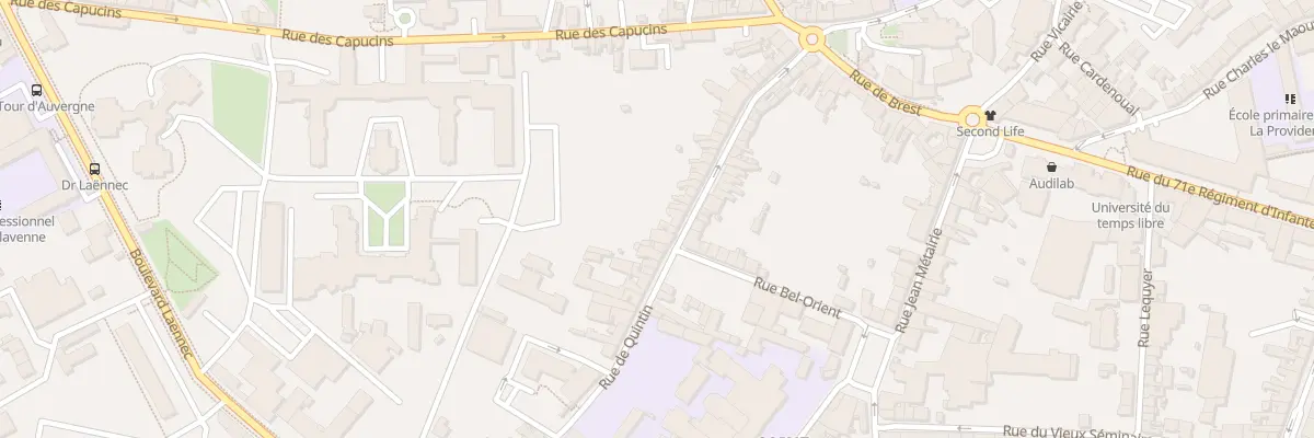 Plan du 44 Rue de Quintin à Saint-Brieuc