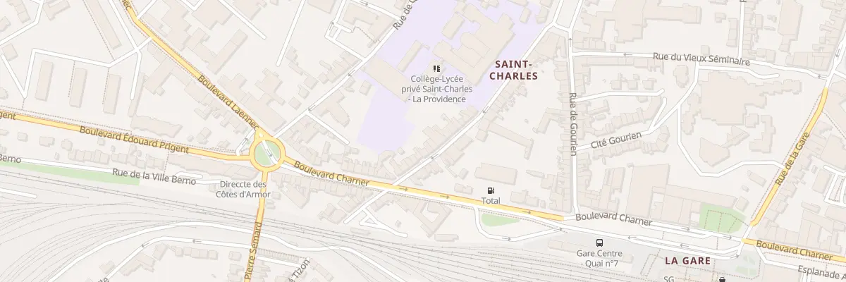Plan du 20 Rue Cordière à Saint-Brieuc