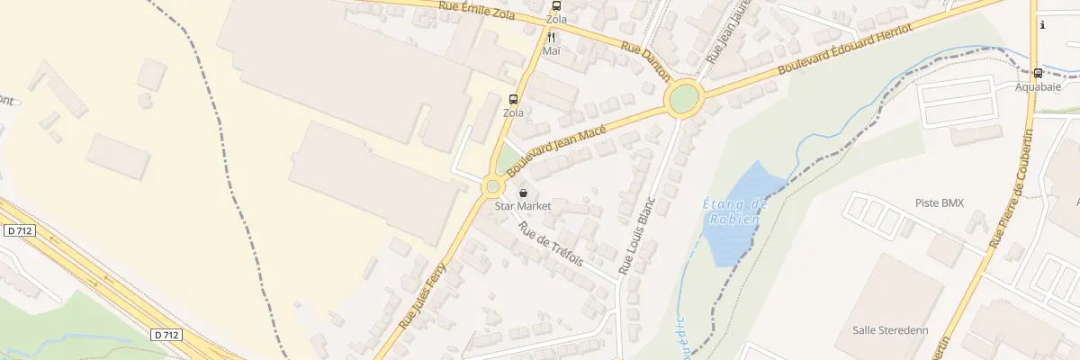 Plan du 21 Rue Jean Macé à Saint-Brieuc