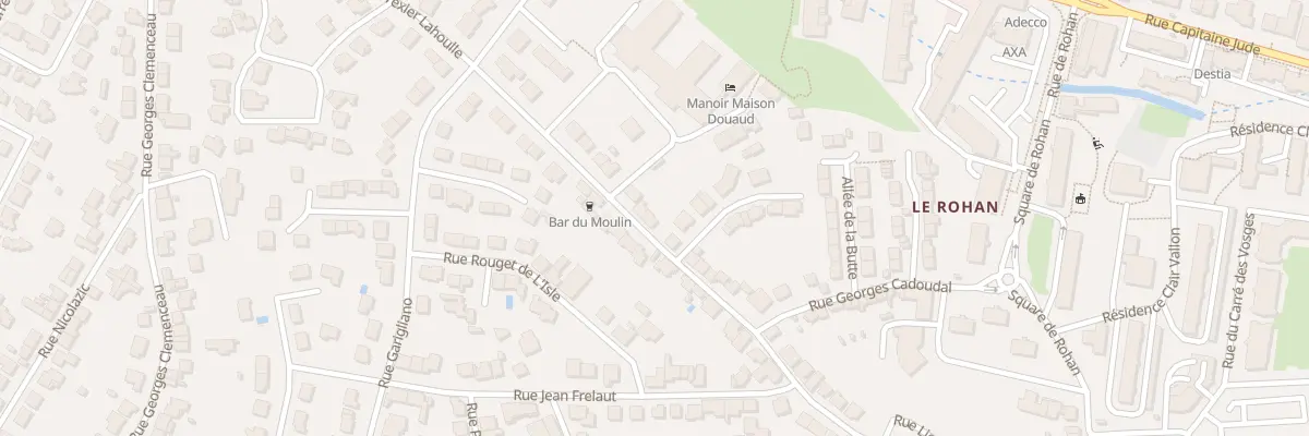 Plan du 62 Rue 2 Freres T Lahoulle à Vannes