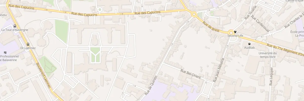 Plan du 28 Rue de Quintin à Saint-Brieuc