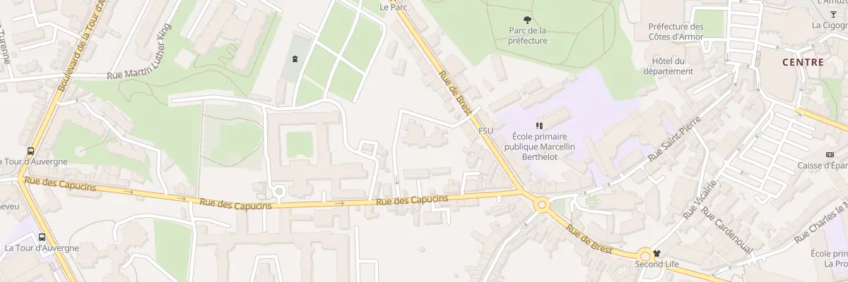 Plan du 35 Rue de Brest à Saint-Brieuc