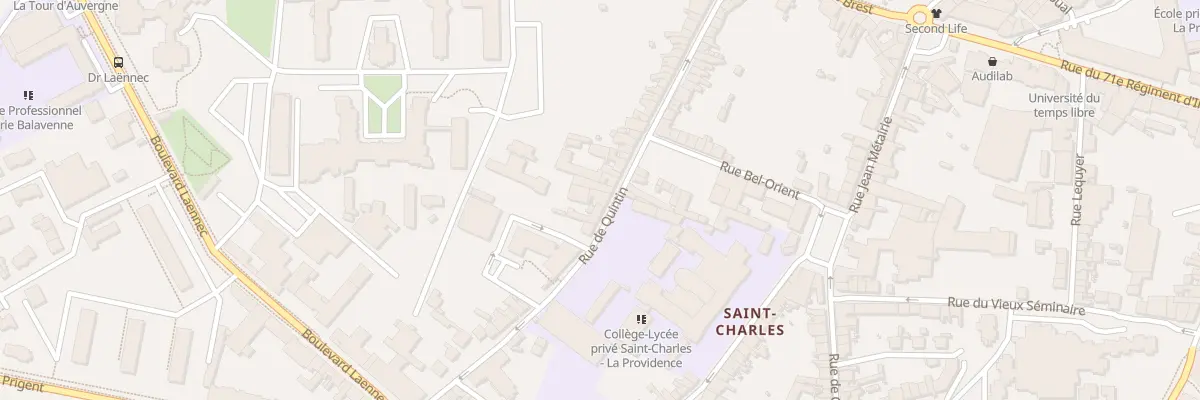 Plan du 68 Rue de Quintin à Saint-Brieuc
