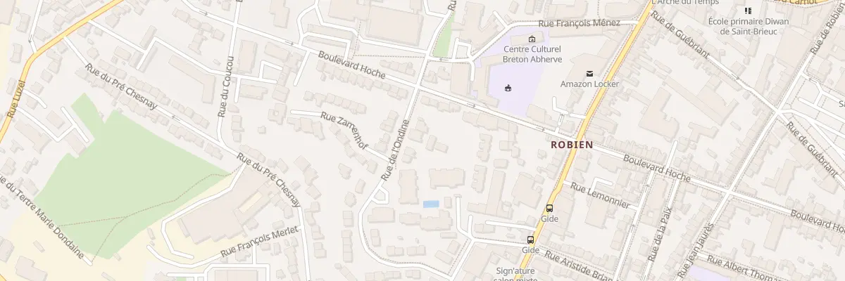 Plan du 7 Rue de l’Ondine à Saint-Brieuc
