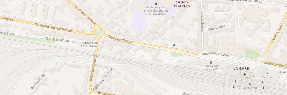 Plan du 13 Bd Charner à Saint-Brieuc
