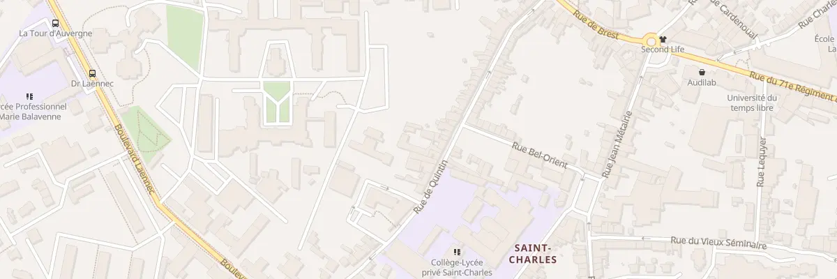 Plan du 60 Rue de Quintin à Saint-Brieuc
