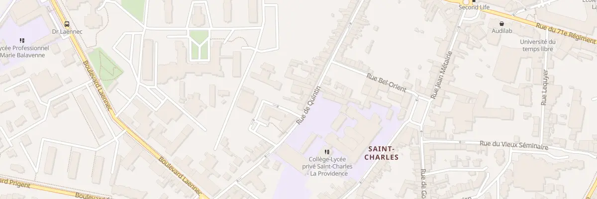 Plan du 70 Rue de Quintin à Saint-Brieuc