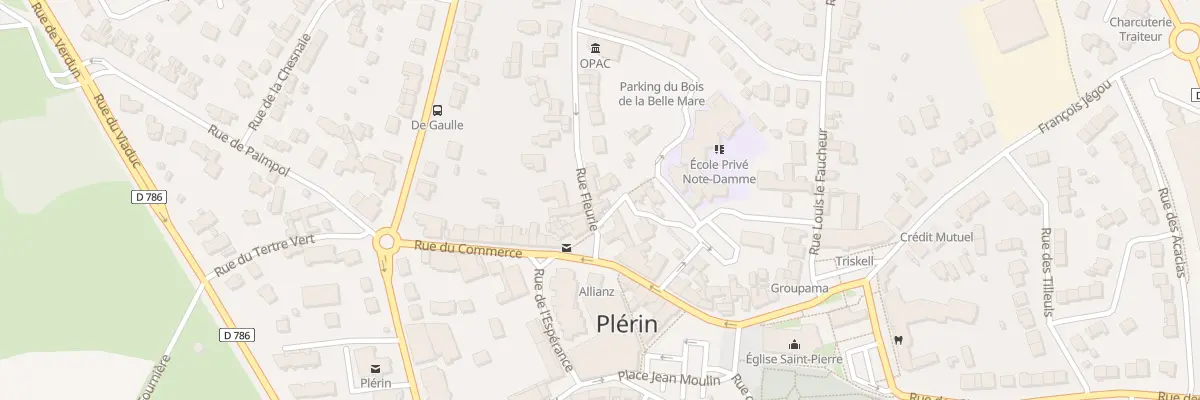 Plan du 4 Rue Fleurie à Plérin