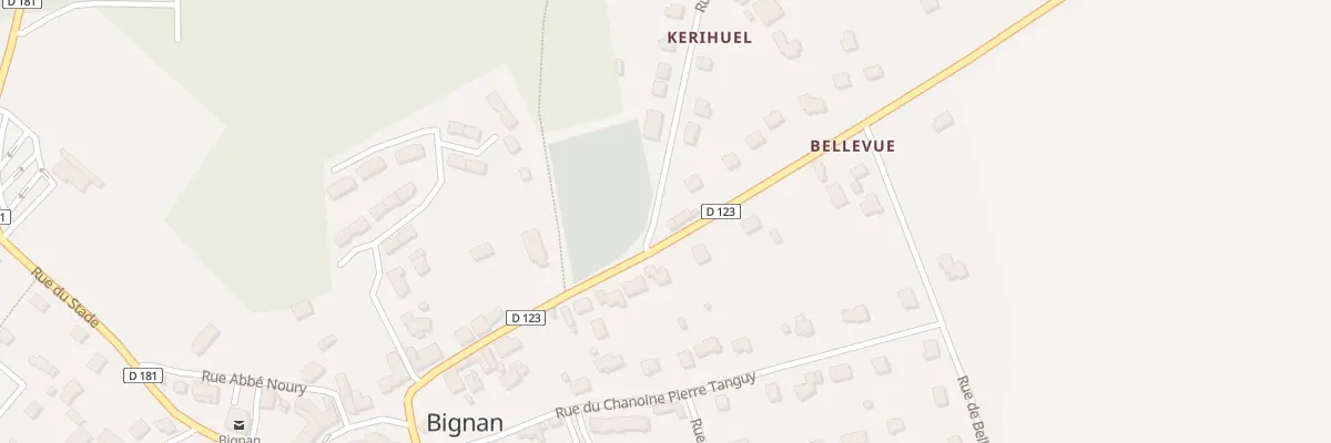Plan du 17 Rue du Comte Lanjuinais à Bignan