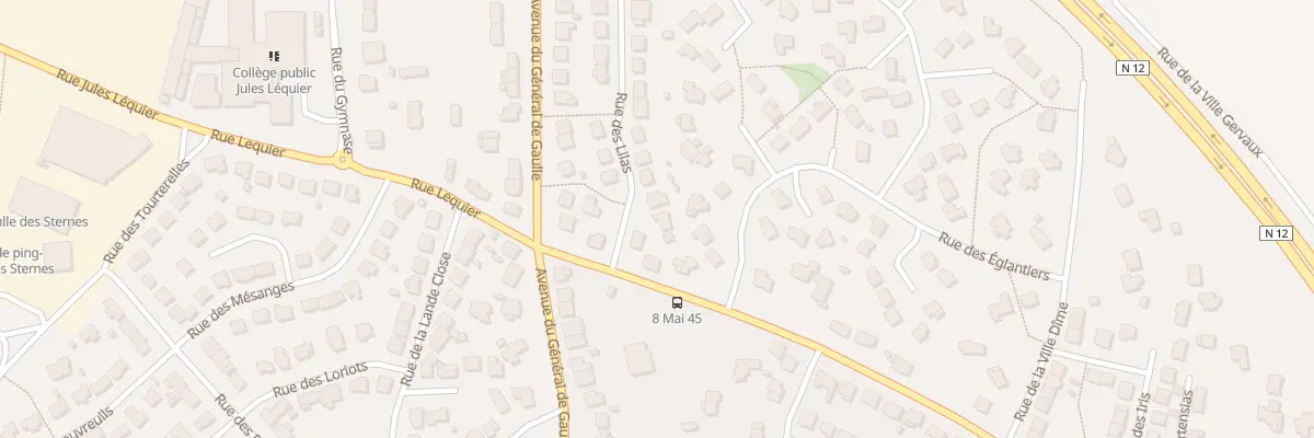 Plan du 4 Rue des Lilas à Plérin