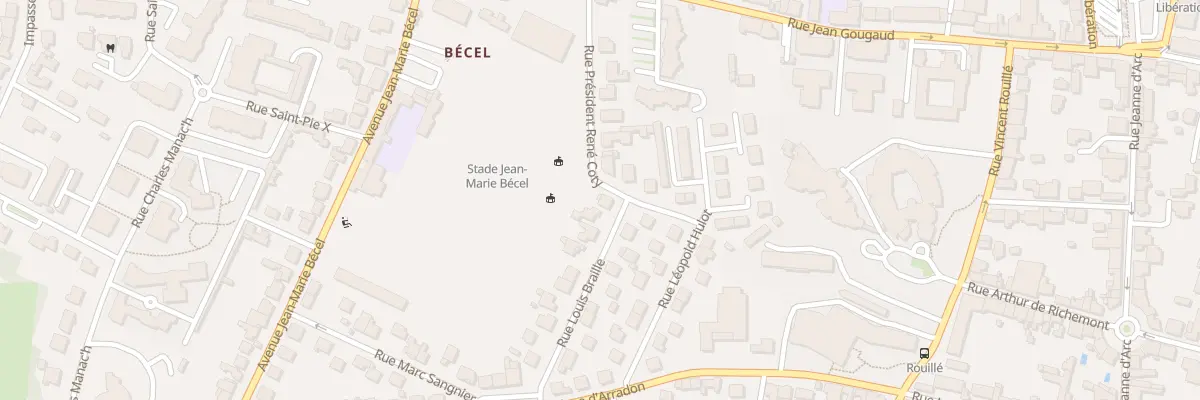 Plan du 19 Rue Louis Braille à Vannes
