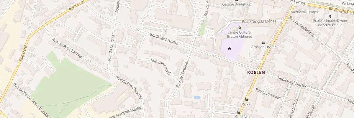 Plan du 6 Rue de l’Ondine à Saint-Brieuc