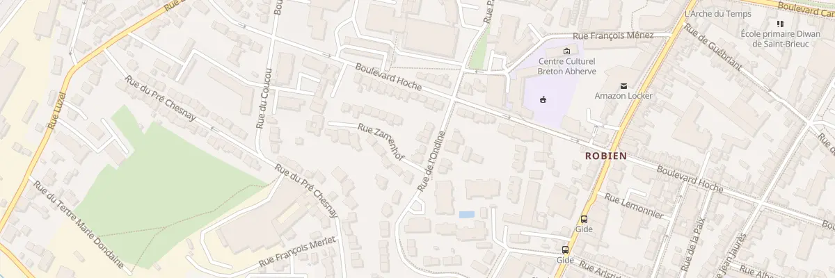 Plan du 10 Rue de l’Ondine à Saint-Brieuc