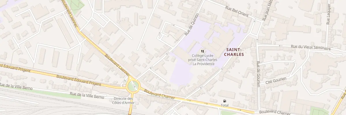 Plan du 45 Rue de Quintin à Saint-Brieuc