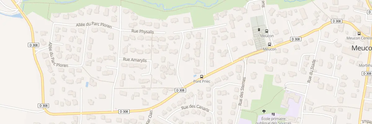 Plan du 2 Lot des Acacias à Meucon