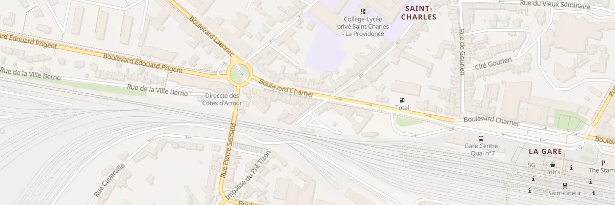 Plan du 21 Bd Charner à Saint-Brieuc