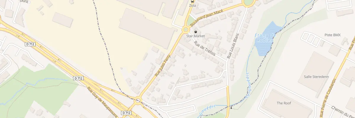Plan du 129 Rue Jules Ferry à Saint-Brieuc