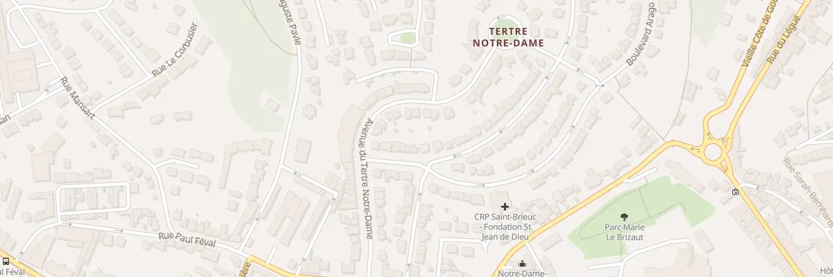 Plan du 11 Bd Arago à Saint-Brieuc