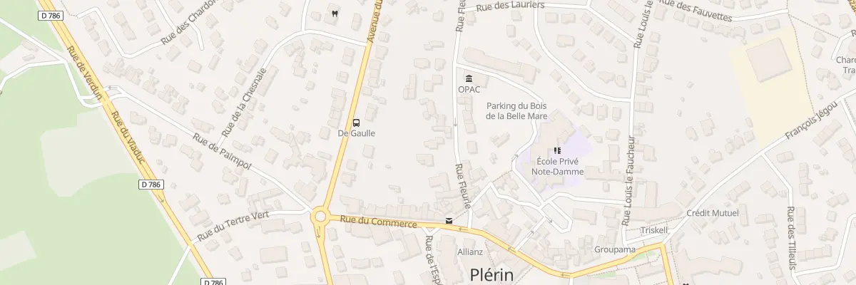 Plan du 5 Rue Fleurie à Plérin