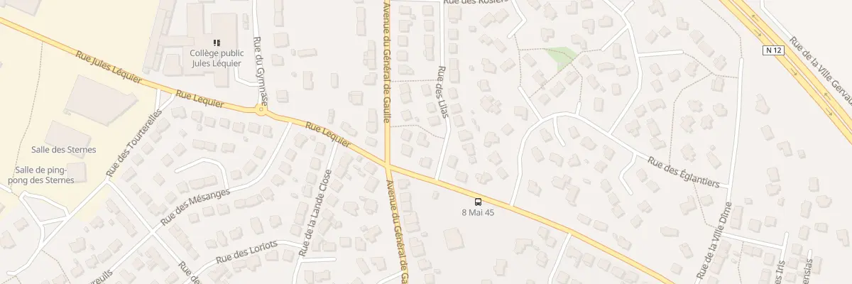 Plan du 1 Rue des Lilas à Plérin