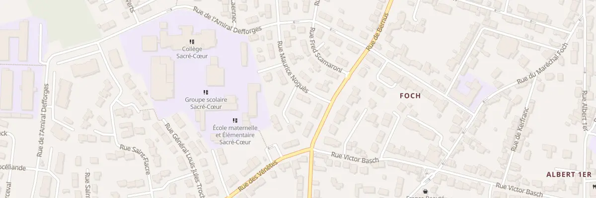 Plan du 3 Rue Maurice Noguès à Vannes