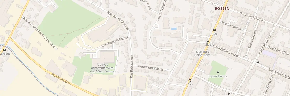 Plan du 40 Rue de l’Ondine à Saint-Brieuc