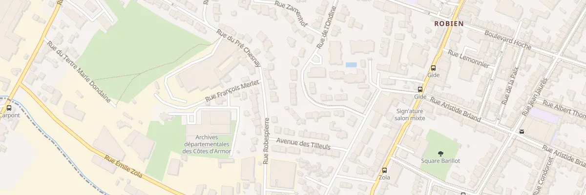 Plan du 38 Rue de l’Ondine à Saint-Brieuc