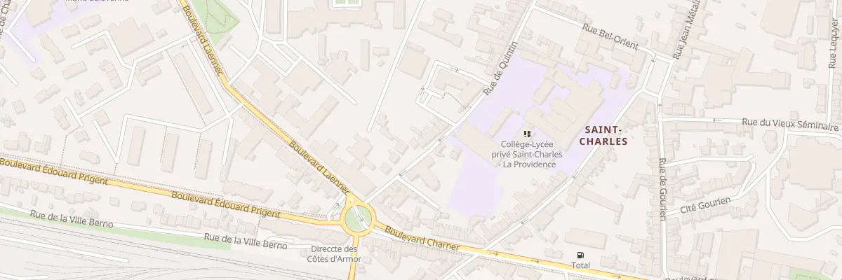 Plan du 98 Rue de Quintin à Saint-Brieuc