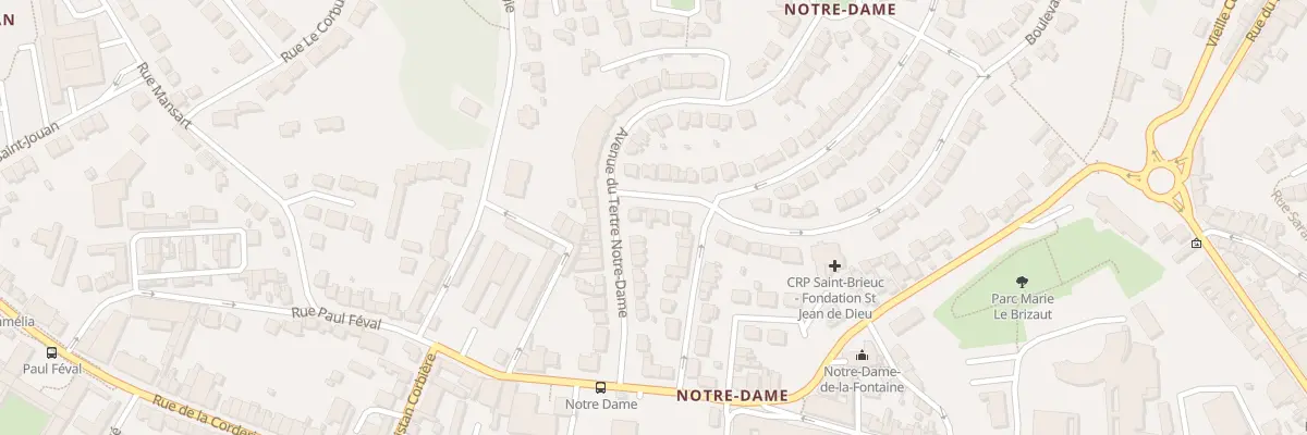 Plan du 2 Bd Arago à Saint-Brieuc