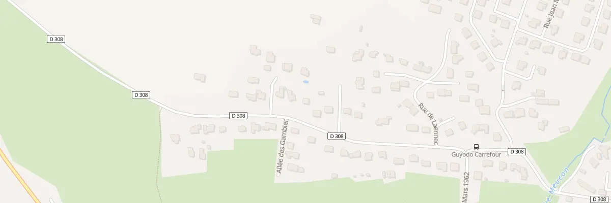 Plan du 29 Rue François Guyodo à Meucon