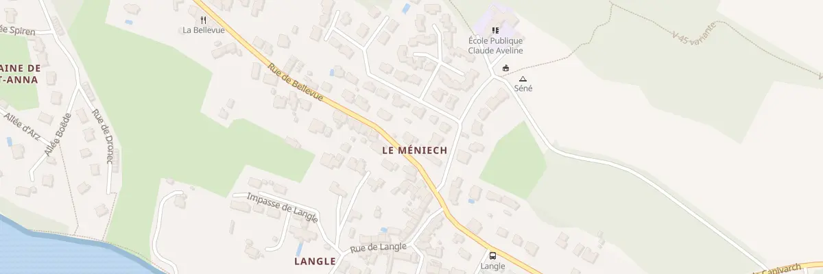 Plan du 6 Rue de Bellevue à Séné