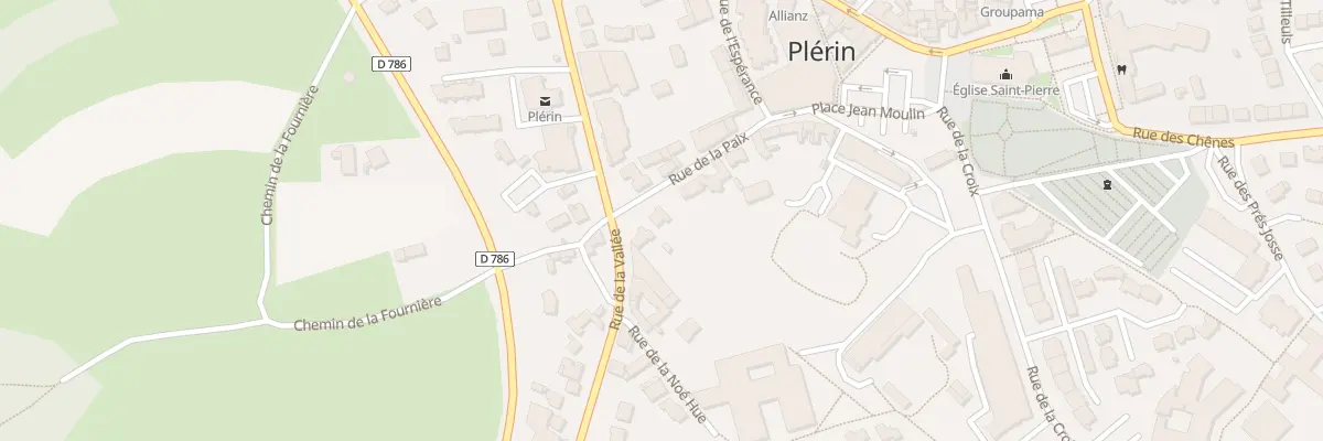 Plan du 19 Rue de la Paix à Plérin