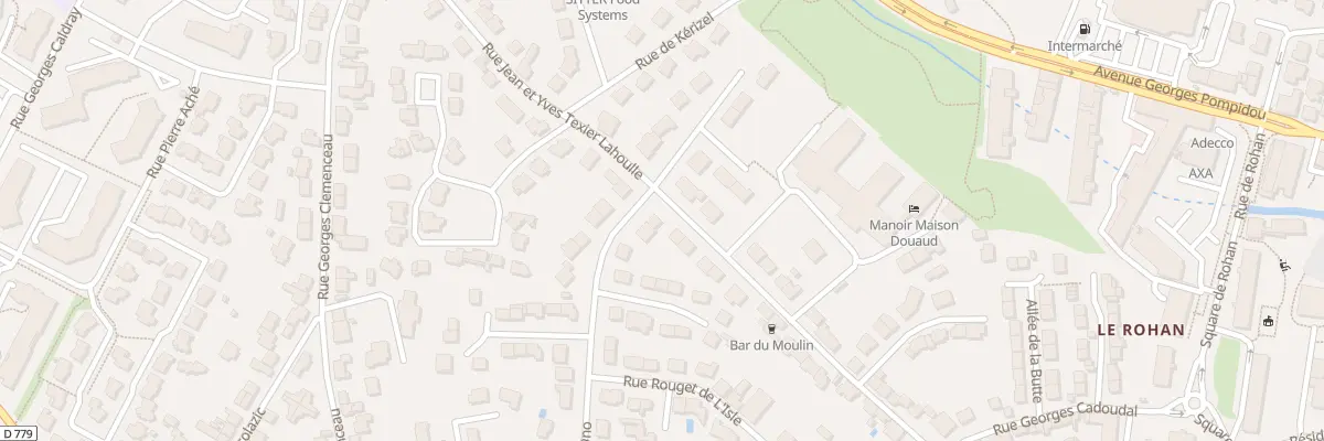 Plan du 71 Rue 2 Freres T Lahoulle à Vannes