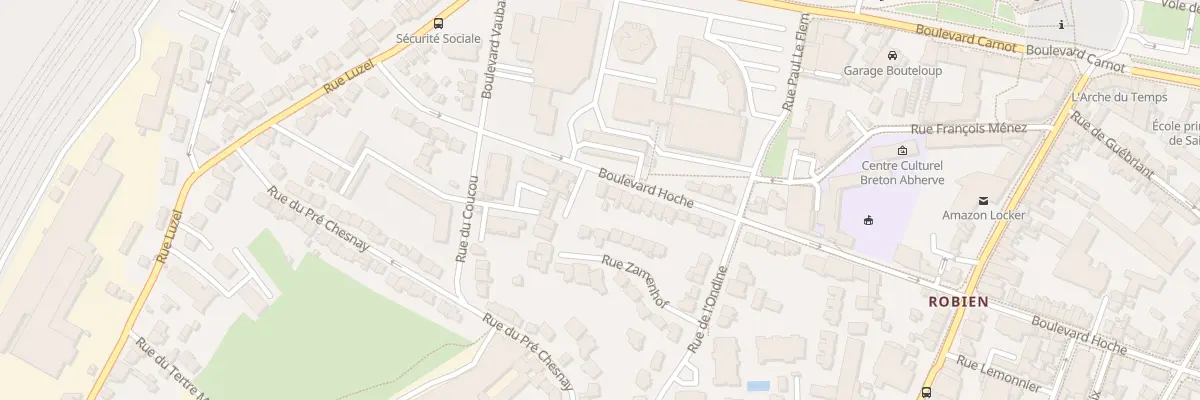 Plan du 111 Bd Hoche à Saint-Brieuc