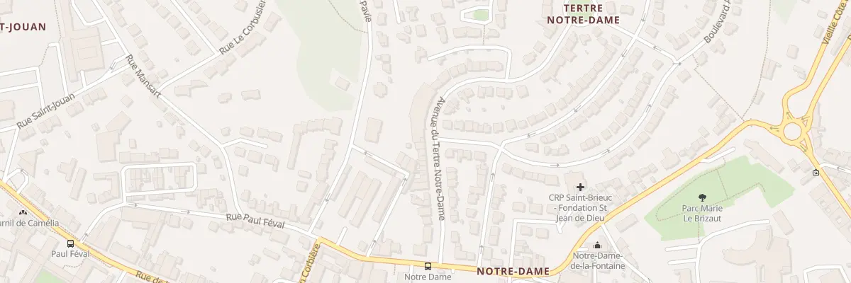 Plan du 27 Av du Tertre Notre-Dame à Saint-Brieuc