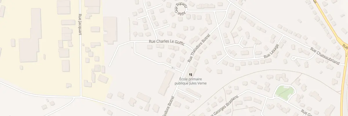 Plan du 7 Rue Charles Le Goffic à Loudéac