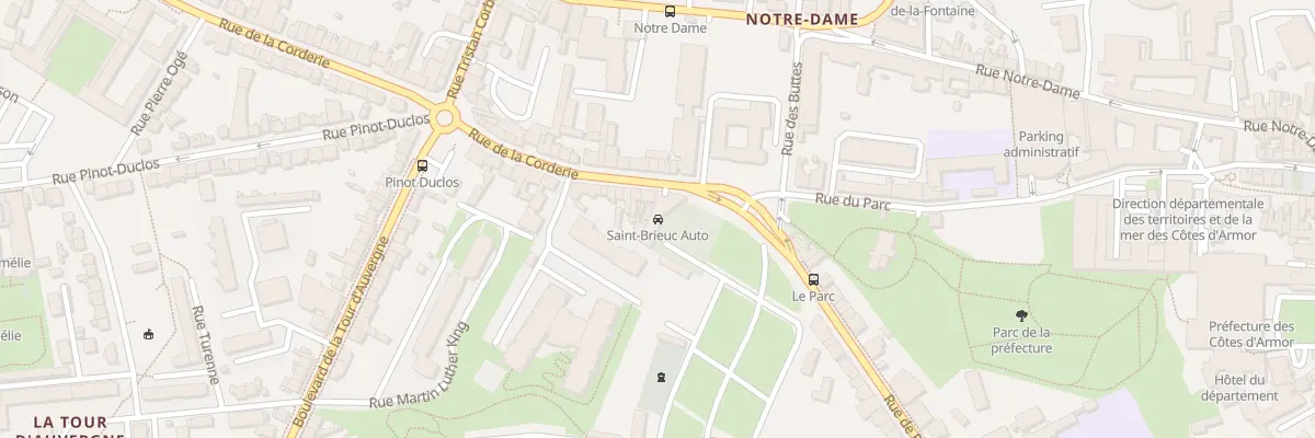 Plan du 1 Rue de la Corderie à Saint-Brieuc