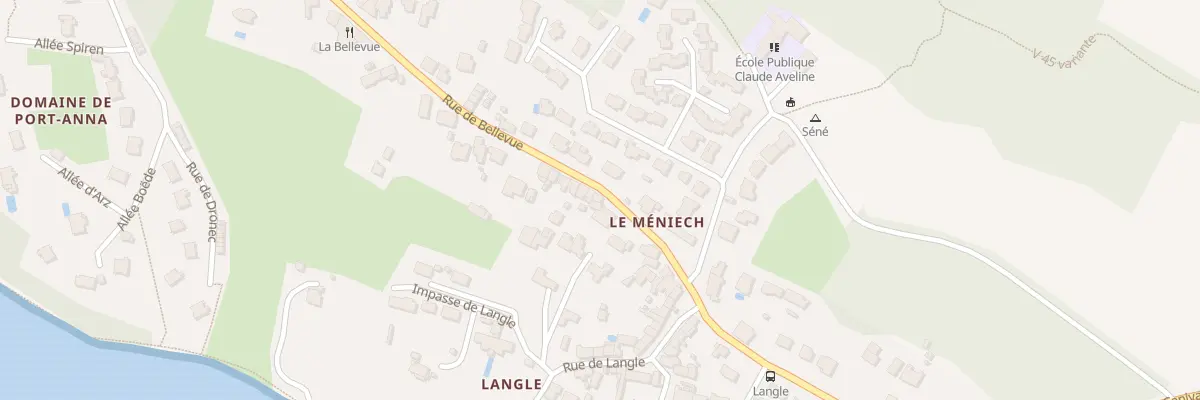 Plan du 6006 Rue de Bellevue à Séné