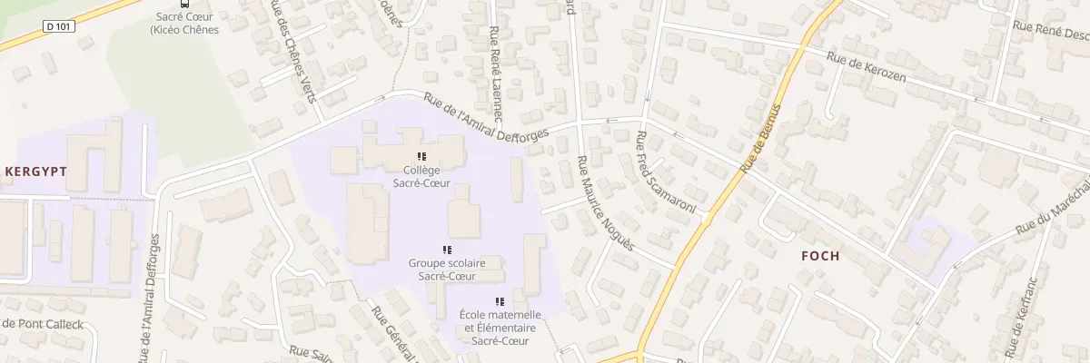 Plan du 2 Imp du Bon Repos à Vannes