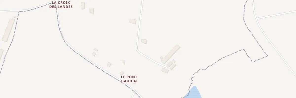 Plan du 4 Les Landes à Trévé