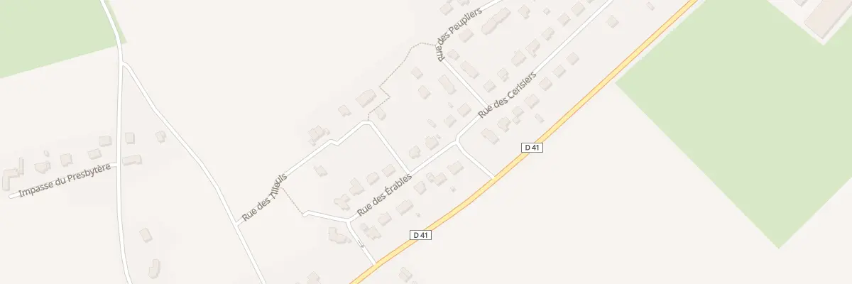 Plan du 13 Rue des Erables à Saint-Maudan