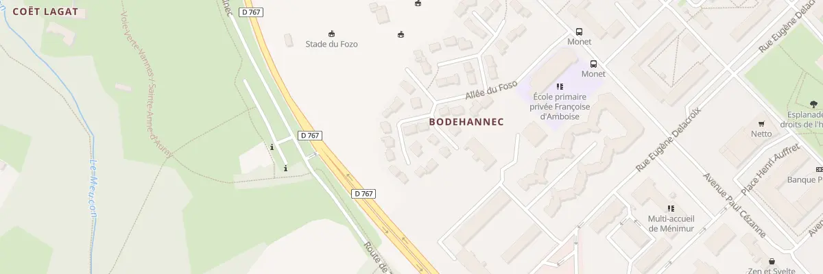 Plan du 24 All Baudelaire à Vannes