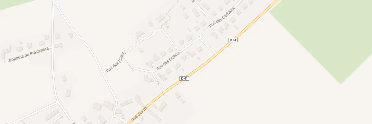 Plan du 8 Rue des Erables à Saint-Maudan