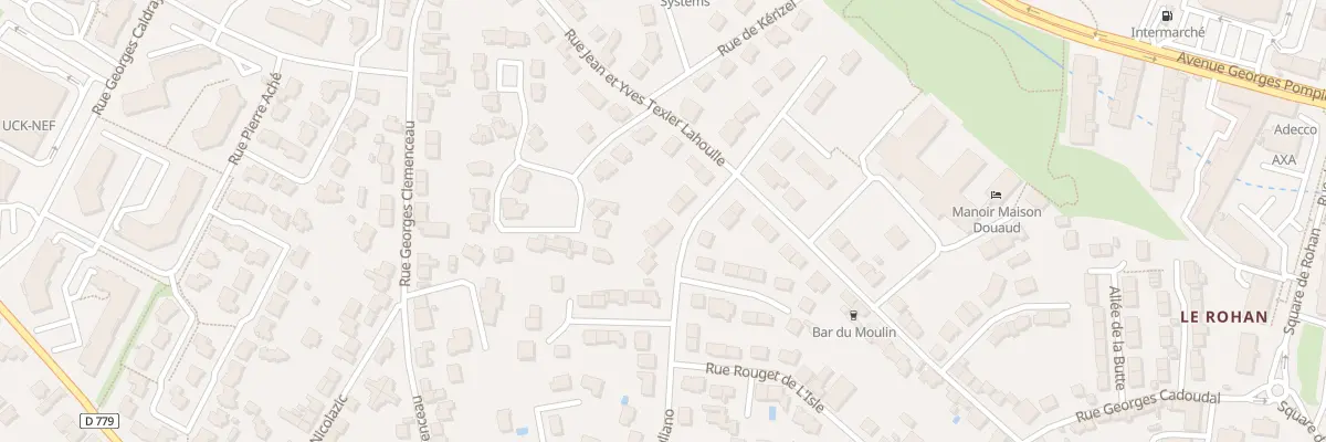 Plan du 6 Rue du Garigliano à Vannes