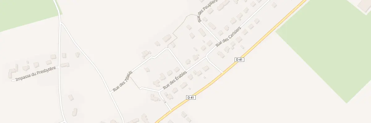 Plan du 11 Rue des Erables à Saint-Maudan