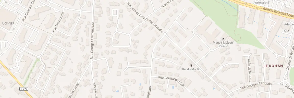 Plan du 8 Rue du Garigliano à Vannes