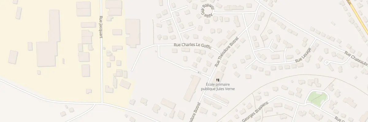 Plan du 11 Rue Charles Le Goffic à Loudéac