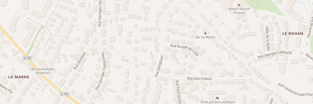 Plan du 18 Rue du Garigliano à Vannes