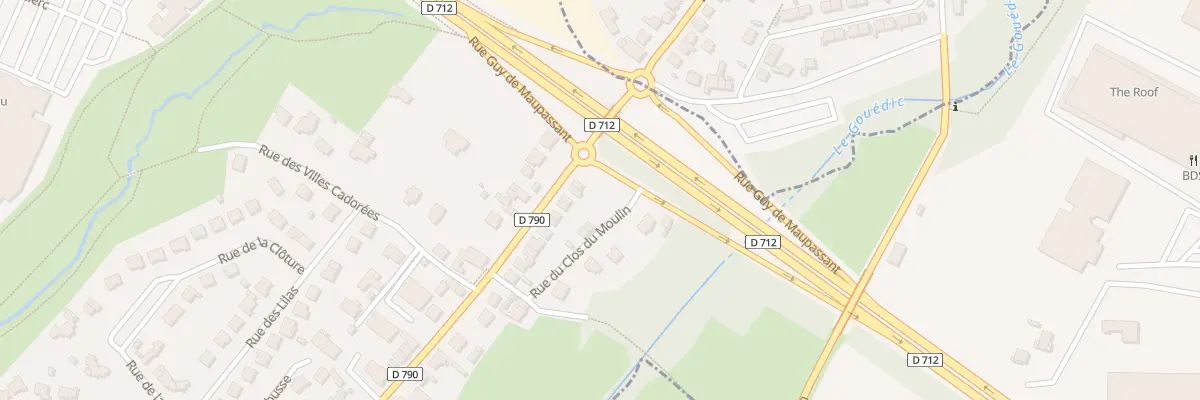 Plan du 76 Rue des Villes Moisan à Ploufragan